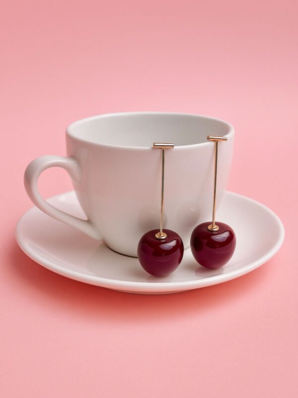 Aretes Cherry Topping