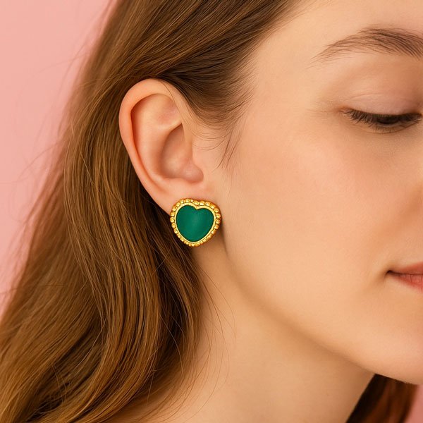 Aretes Corazon