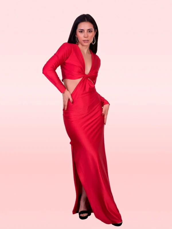 Vestido Mayorca Rojo Escarlata