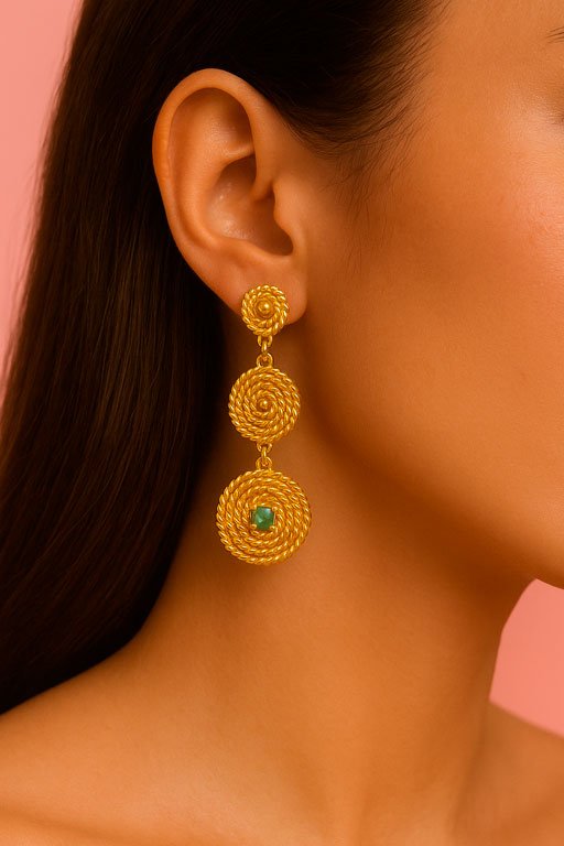 Aretes Mykonos Esmeralda