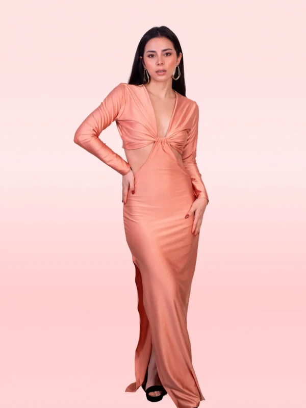 Vestido Mayorca Taupe