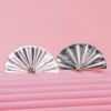 Aretes Abanico Esmeralda Silver - Imagen 2