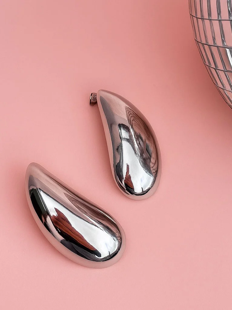 Aretes Bellini Silver - Imagen 1