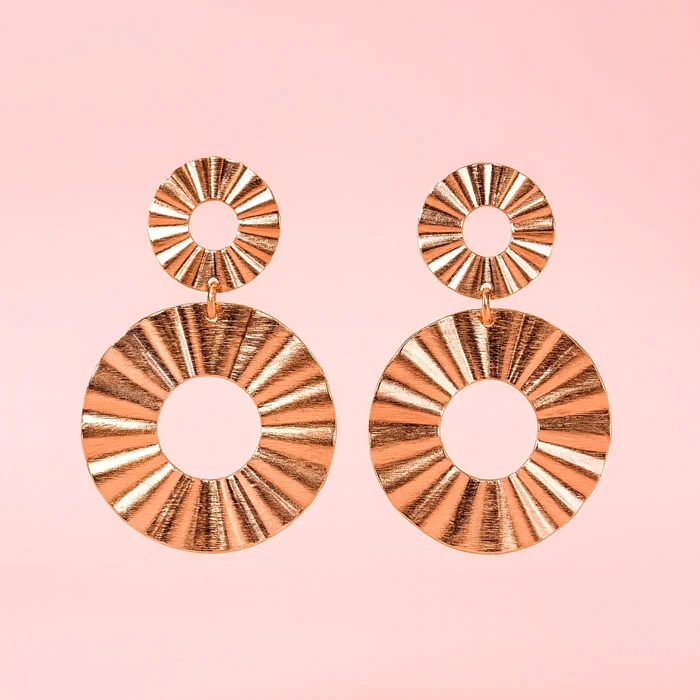 Aretes Boreal Rose - Imagen 1