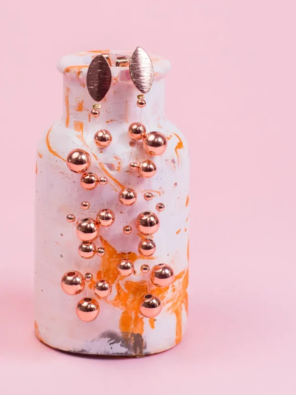 Aretes Cascade Rose - Imagen 1