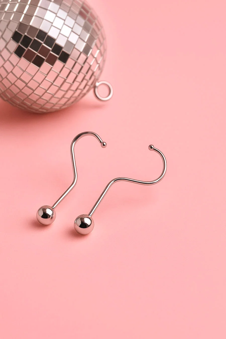 Aretes Martini Silver - Imagen 1