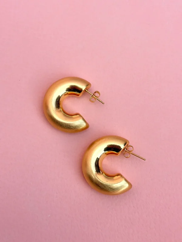 Aretes Mini Polar Gold - Imagen 1