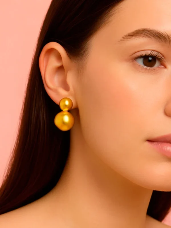 Aretes Montclair Gold - Imagen 1