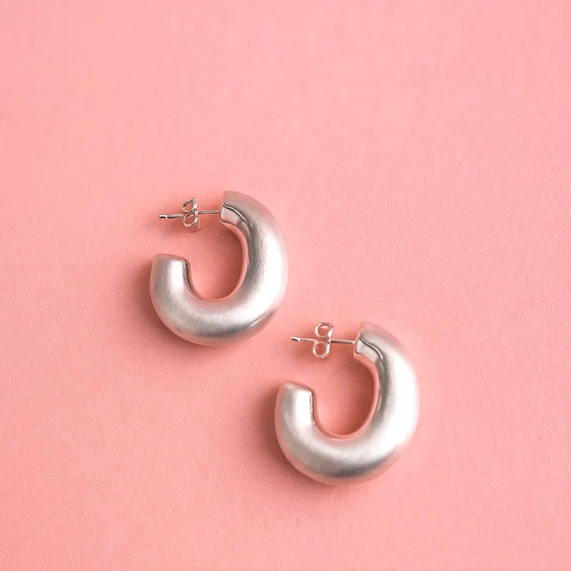 Aretes Polar Silver - Imagen 1