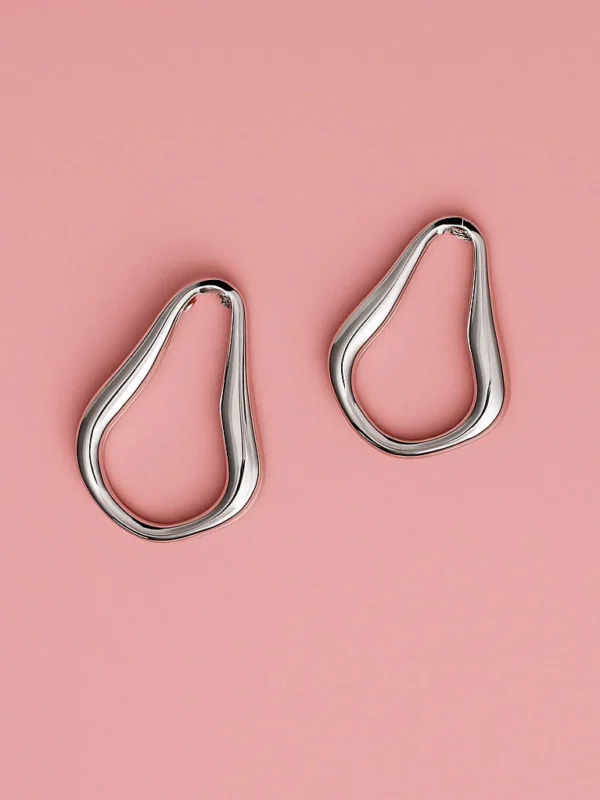 Aretes Velvet Silver - Imagen 1