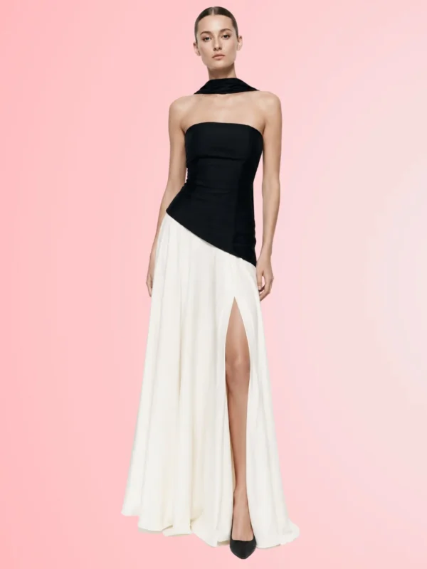 Vestido Portofino B&W