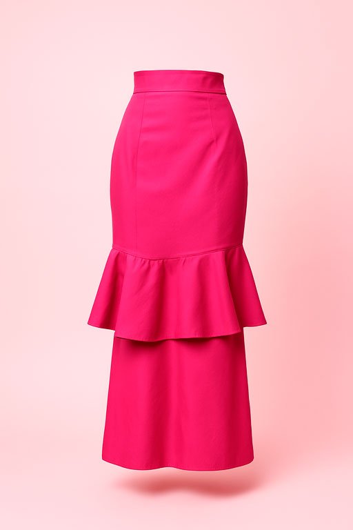 Falda Maxi Fucsia