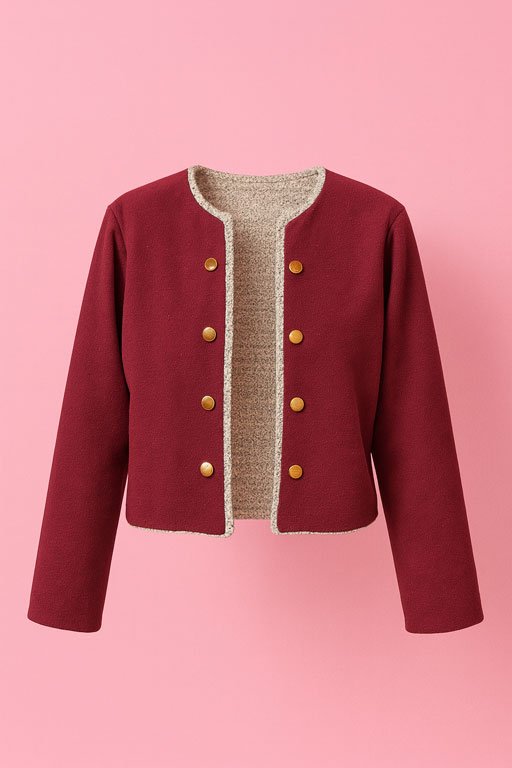 Blazer Burdeos