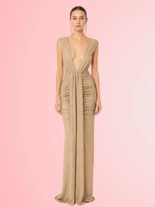 Vestido Tokyo Gold