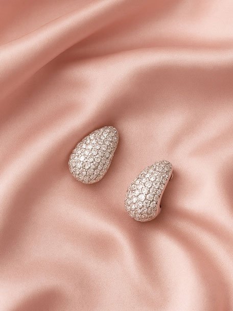 Aretes Crystal silver