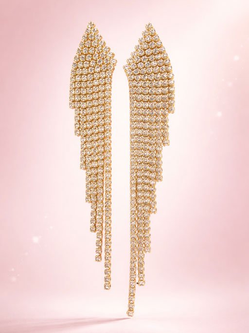 Aretes Lluvia de cristales