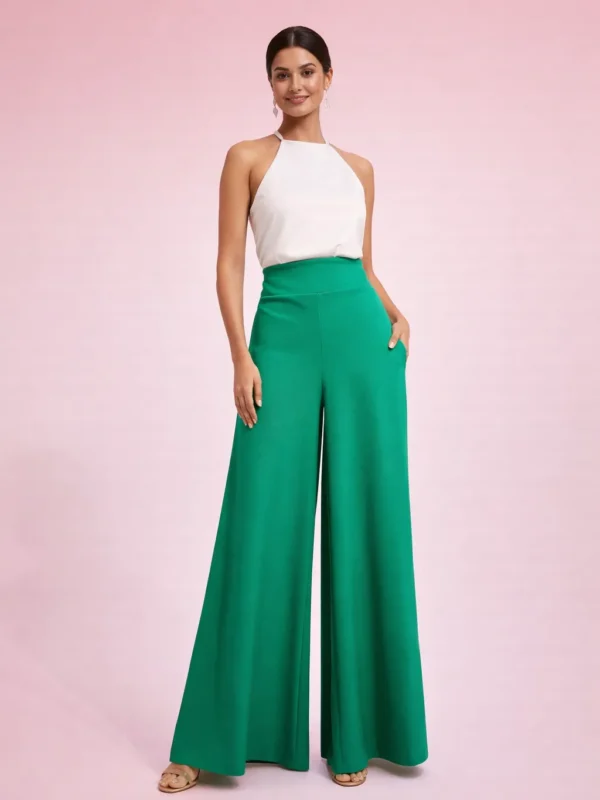 Pantalón Bota Elefante Verde