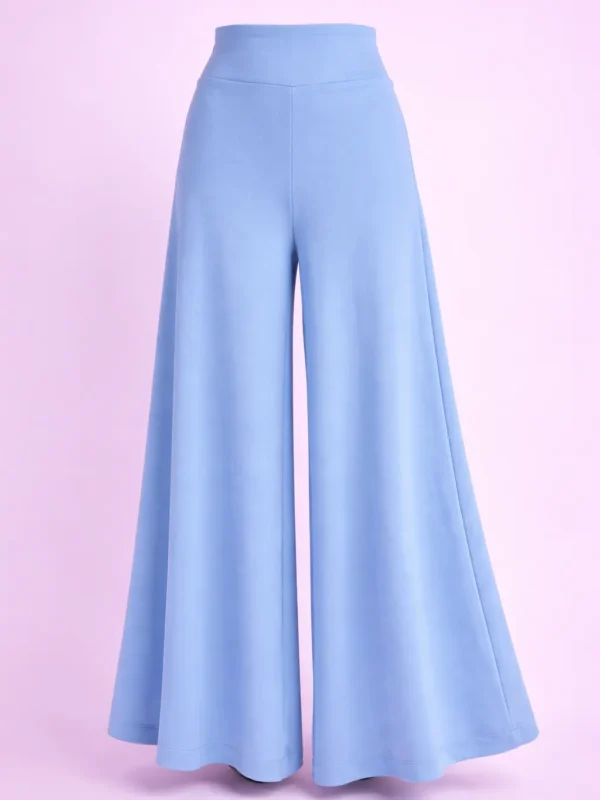 Pantalon Bota Elefante azul claro