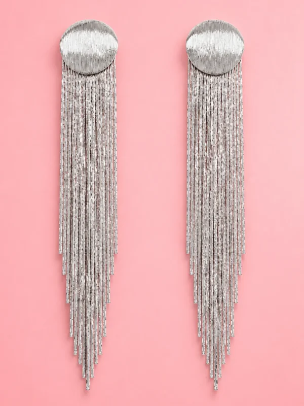 Aretes Tagliatelle Silver