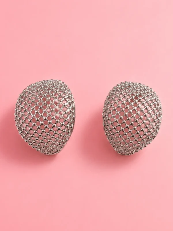 Aretes Trufa Silver