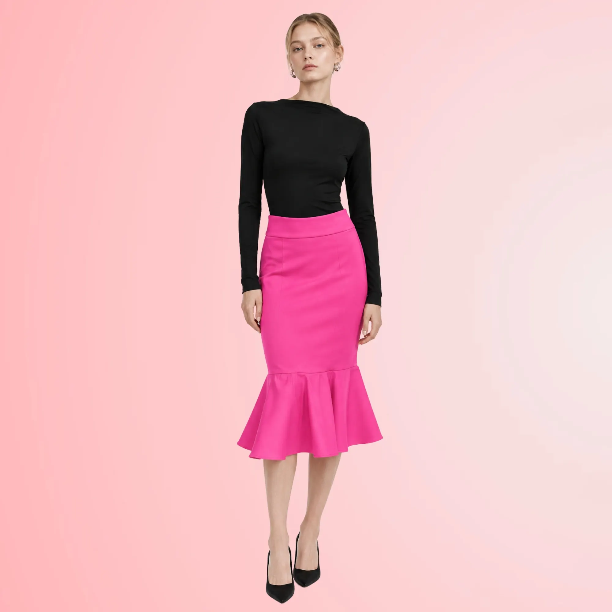 Falda  Midi